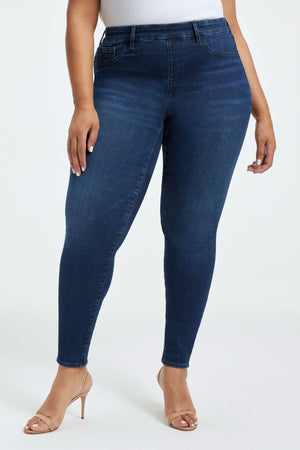 Power Stretch Pull-On Skinny Jeans fit module