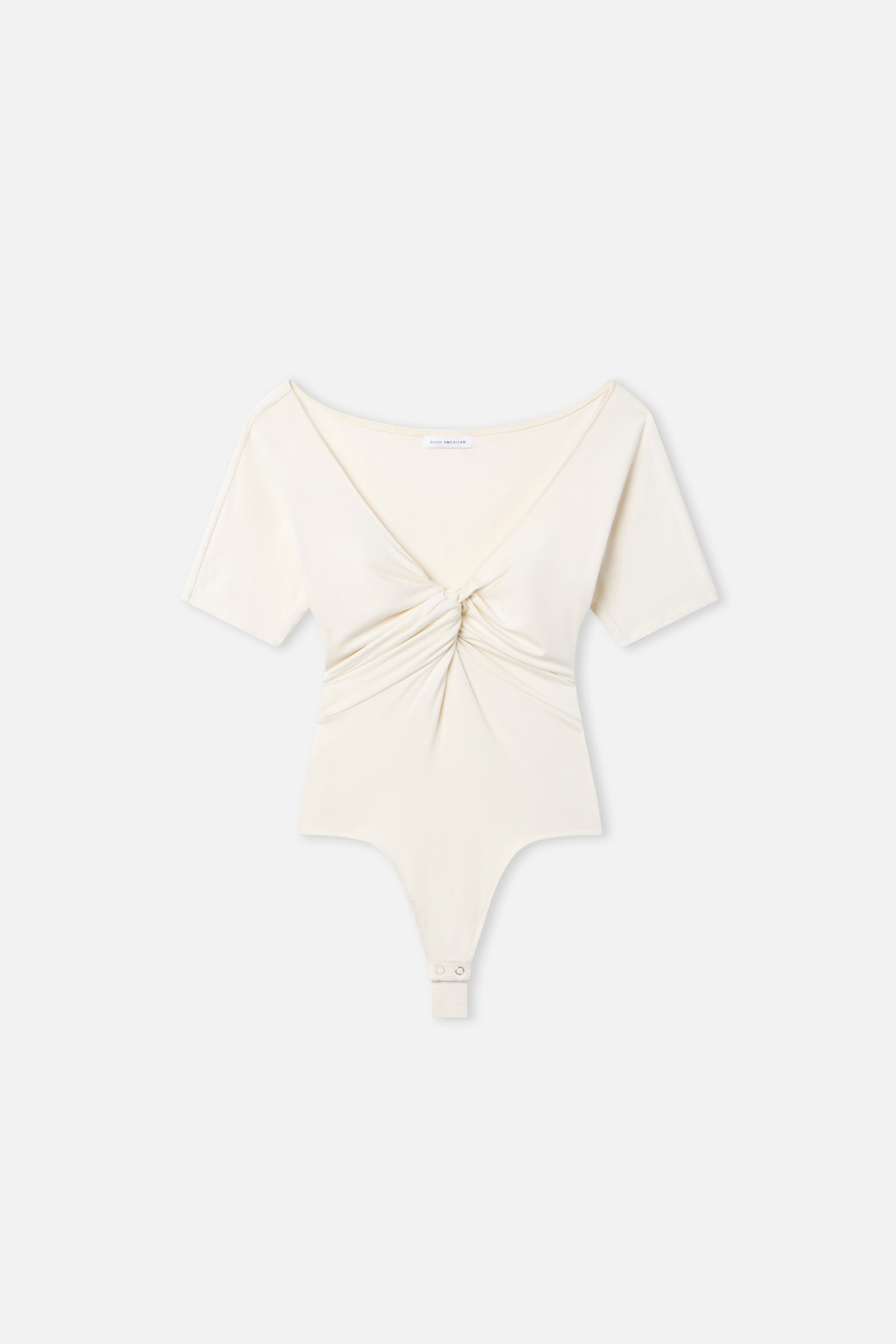 JERSEY TWIST FRONT BODYSUIT | ECRU003