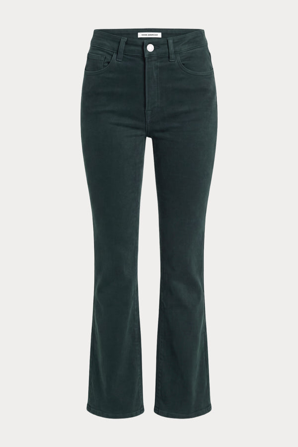 GOOD CLASSIC BOOTCUT JEANS | FOREST GREEN-7 | GOOD AMERICAN | GHOST
