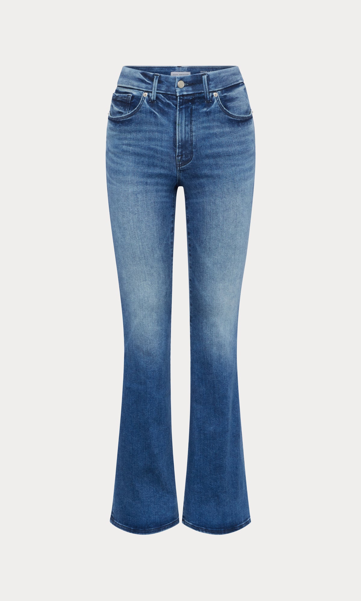 ALWAYS FITS GOOD CLASSIC BOOTCUT JEANS | INDIGO446-9 | GOOD AMERICAN | FLAT