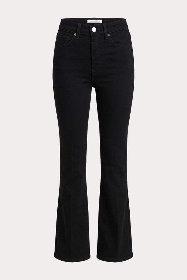 ALWAYS FITS GOOD CLASSIC BOOTCUT JEANS | BLACK001-7 | GOOD AMERICAN | FLAT