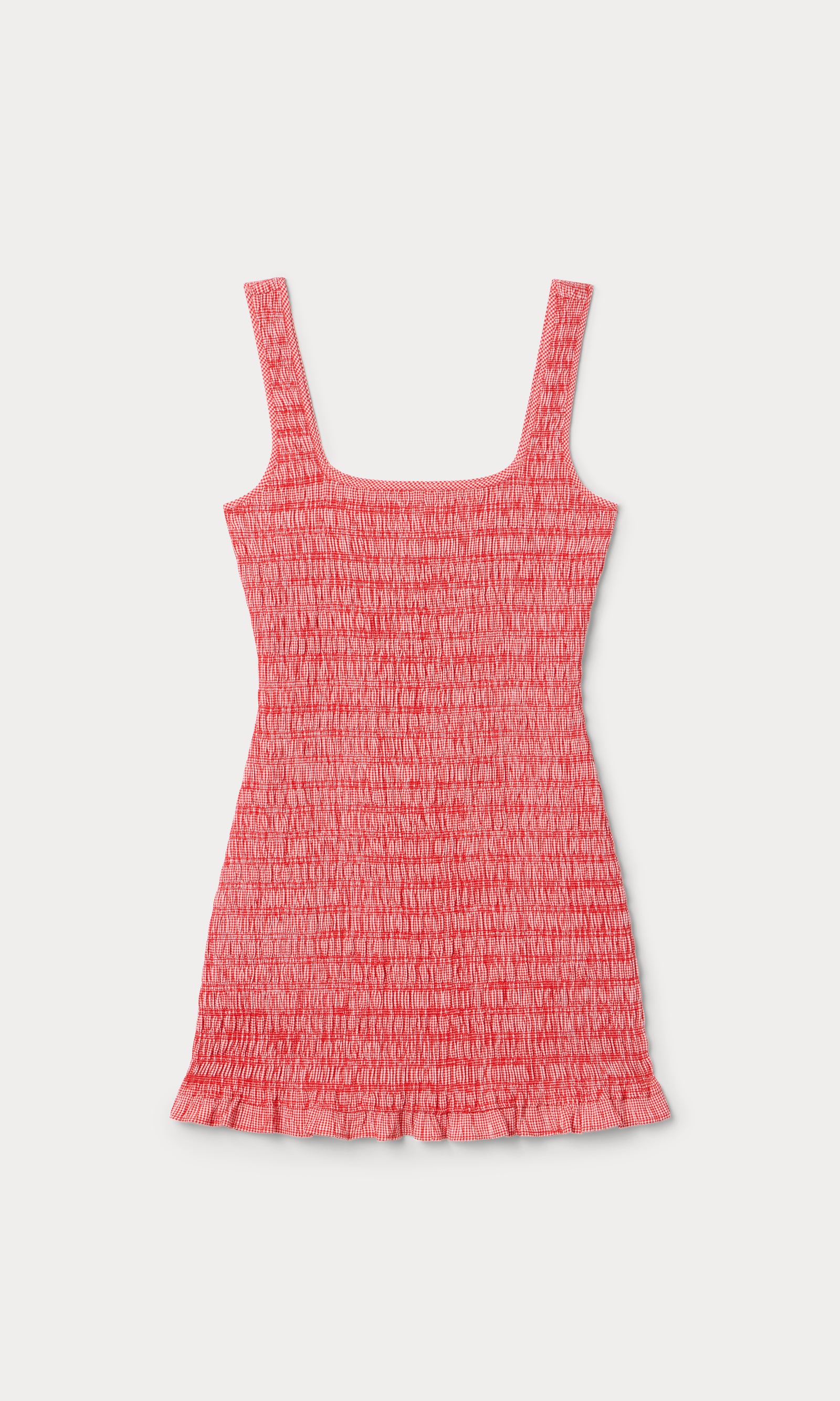 THE GARDEN DRESS | CHECKERED RED