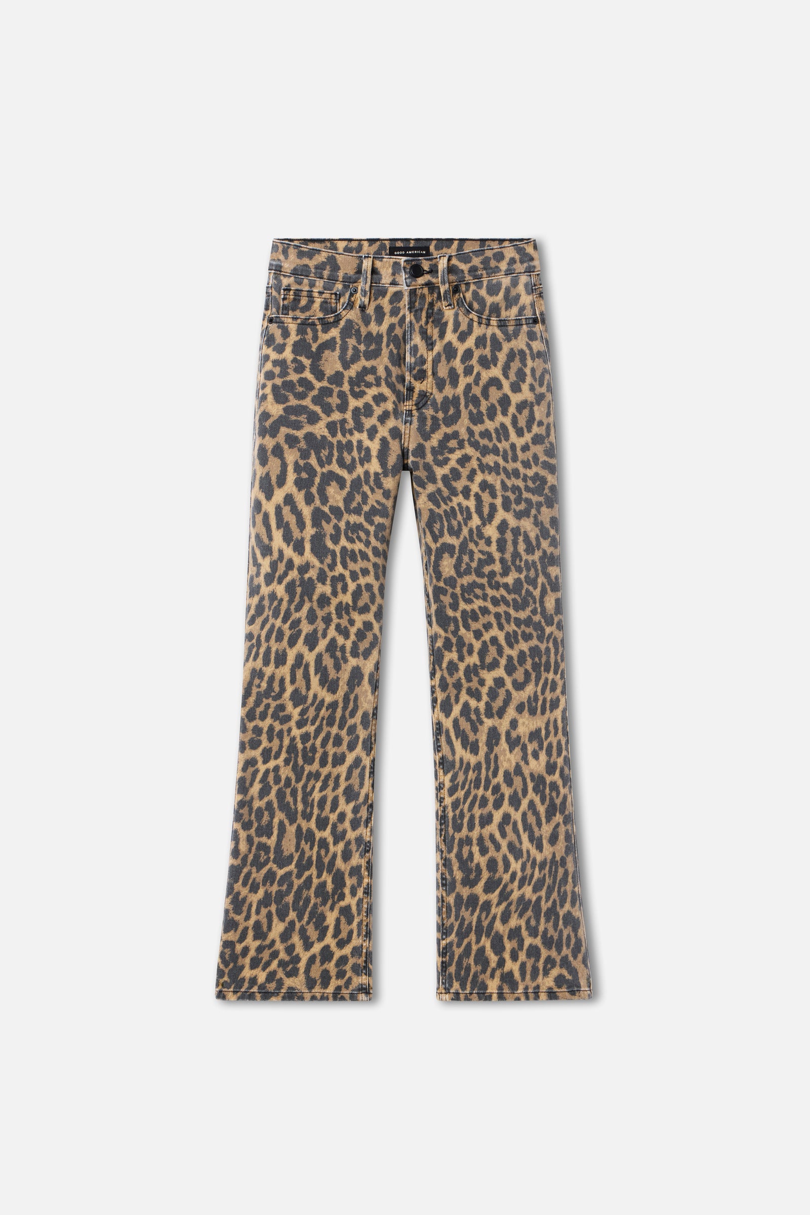 GOOD KICK FLARE LEOPARD JEANS | LUCKY LEOPARD001