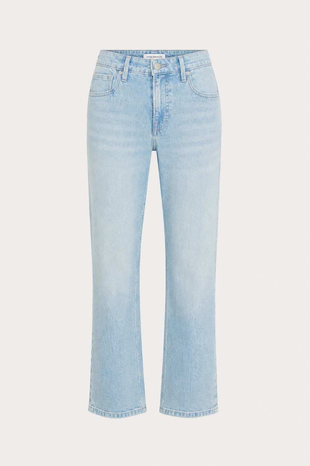 GOOD ICON STRAIGHT ANKLE JEANS | INDIGO1137-7 | GOOD AMERICAN | GHOST