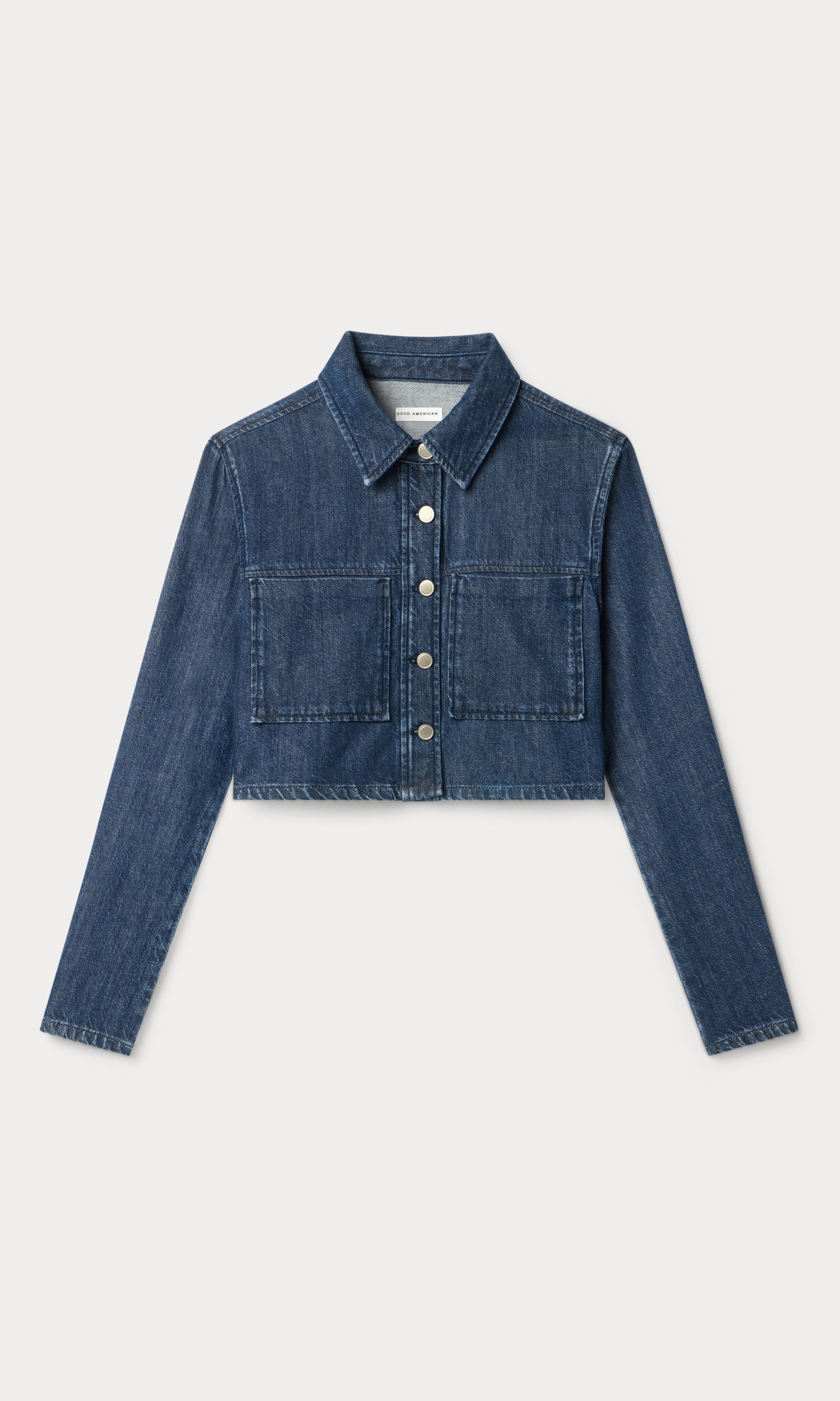 DENIM CROPPED JACKET | INDIGO1187