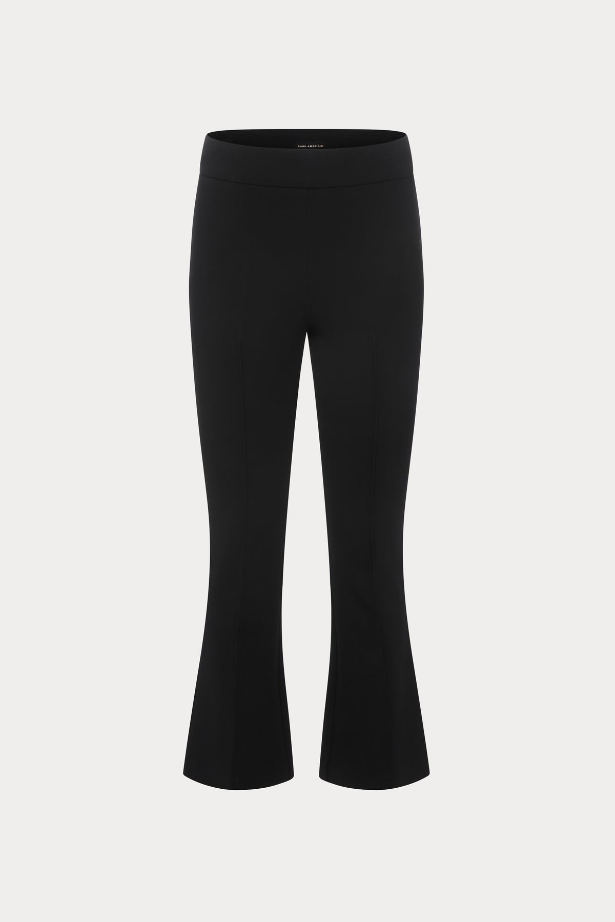 SOFT STRETCH PONTE KICK FLARE PANTS | BLACK001