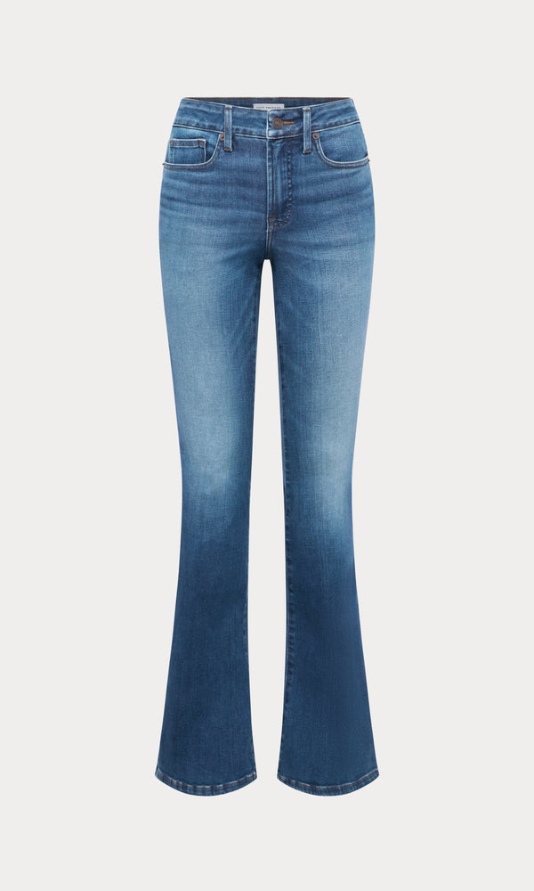 SOFT TECH GOOD LEGS FLARE JEANS | INDIGO1233