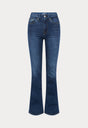 ALWAYS FITS GOOD LEGS FLARE JEANS | INDIGO1071-9 | GOOD AMERICAN | FLAT