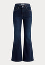 GOOD LEGS FLARE JEANS | INDIGO1308-9 | GOOD AMERICAN | GHOST