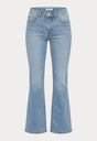 GOOD LEGS FLARE JEANS | INDIGO1290-7 | GOOD AMERICAN | MODEL