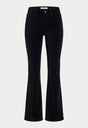 VELVET GOOD LEGS FLARE PANT | BLACK-7 | GOOD AMERICAN | GHOST