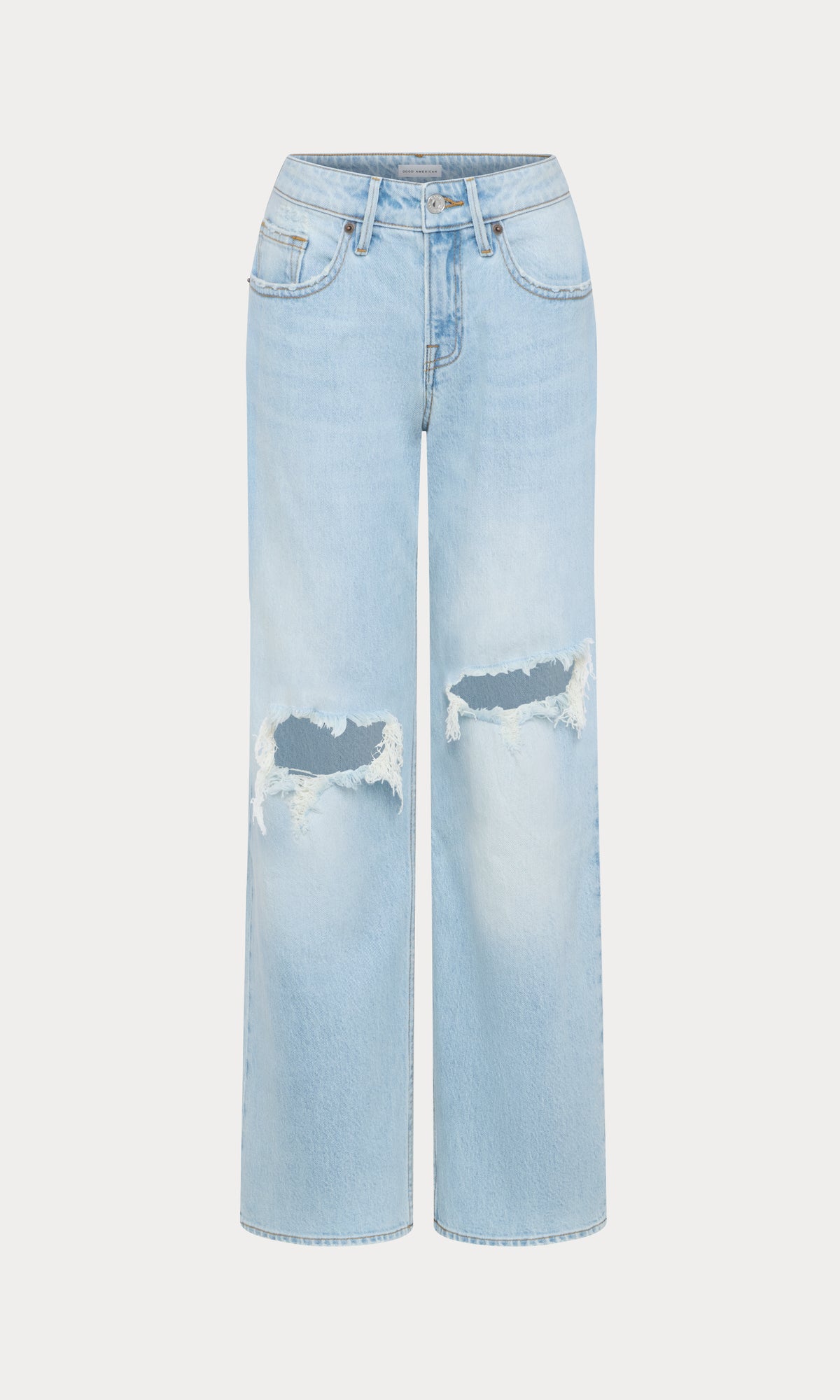 VINTAGE LOW LOOSE JEANS | INDIGO1249-7 | GOOD AMERICAN | FLAT