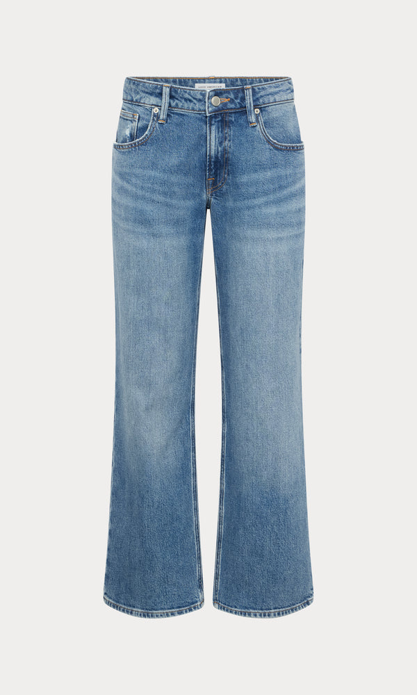 VINTAGE LOW LOOSE JEANS | INDIGO1224-7 | GOOD AMERICAN | FLAT