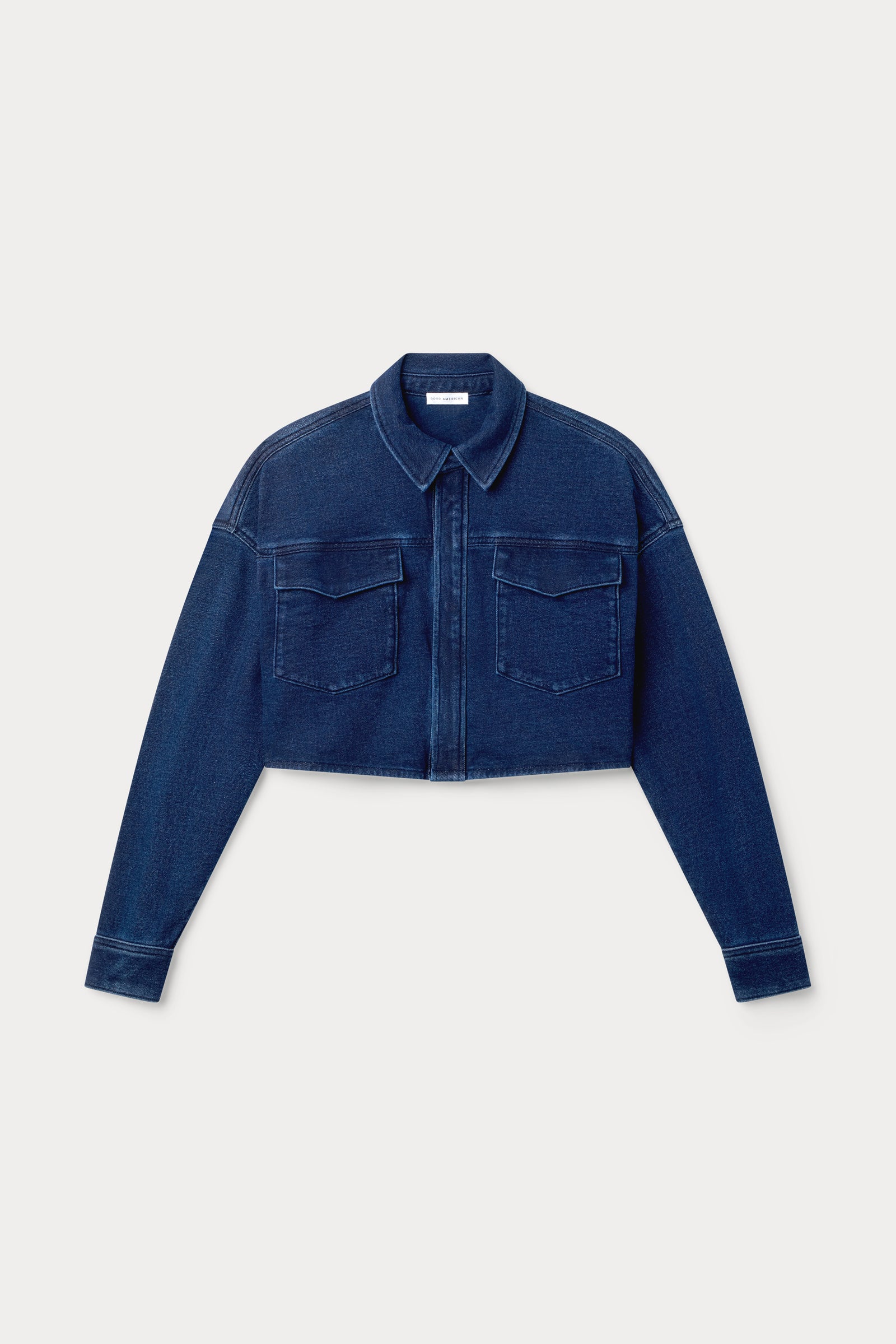 JEANIUS CROPPED JACKET | INDIGO377