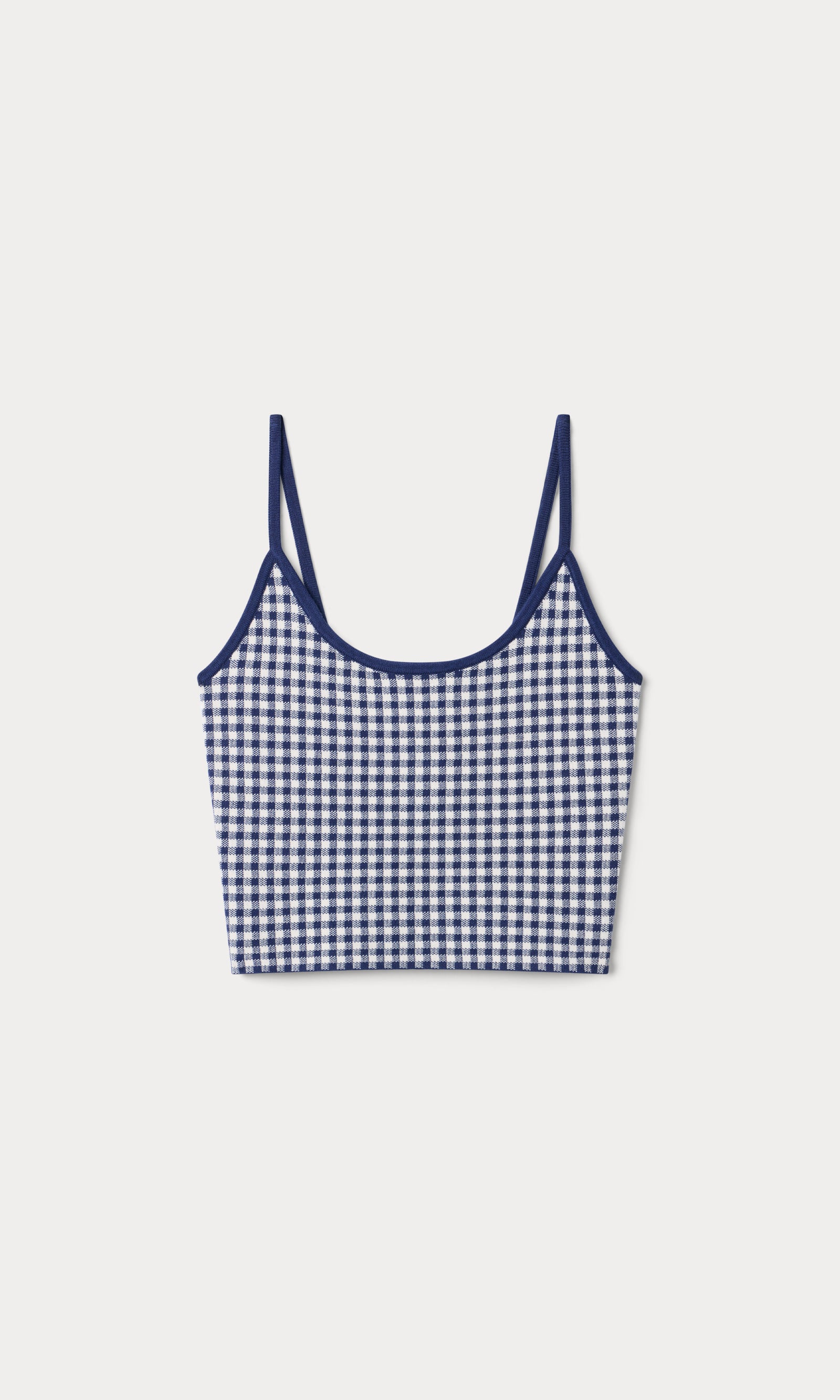 THE KEEPSAKE TANK | NAVY GINGHAM