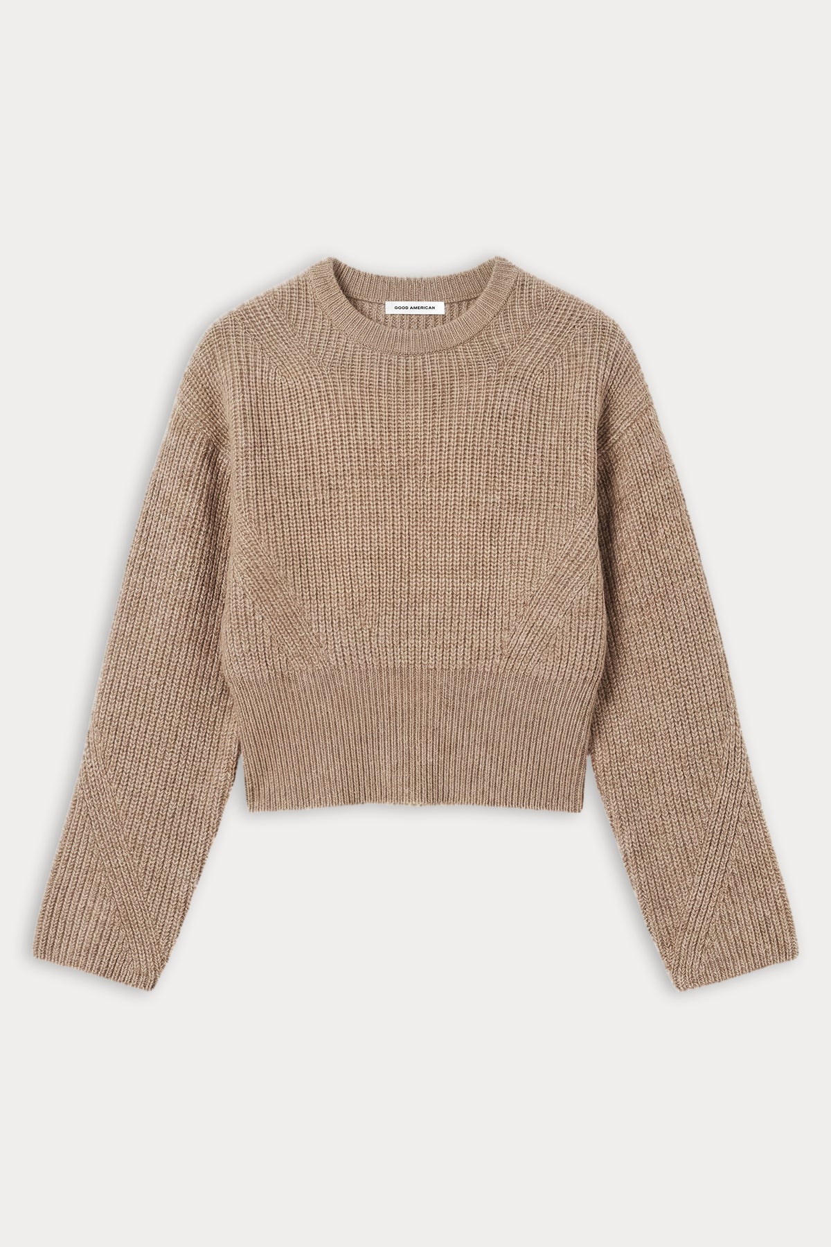 THE CHUNKY KNIT SWEATER | DUSK-8 | GOOD AMERICAN | FLAT