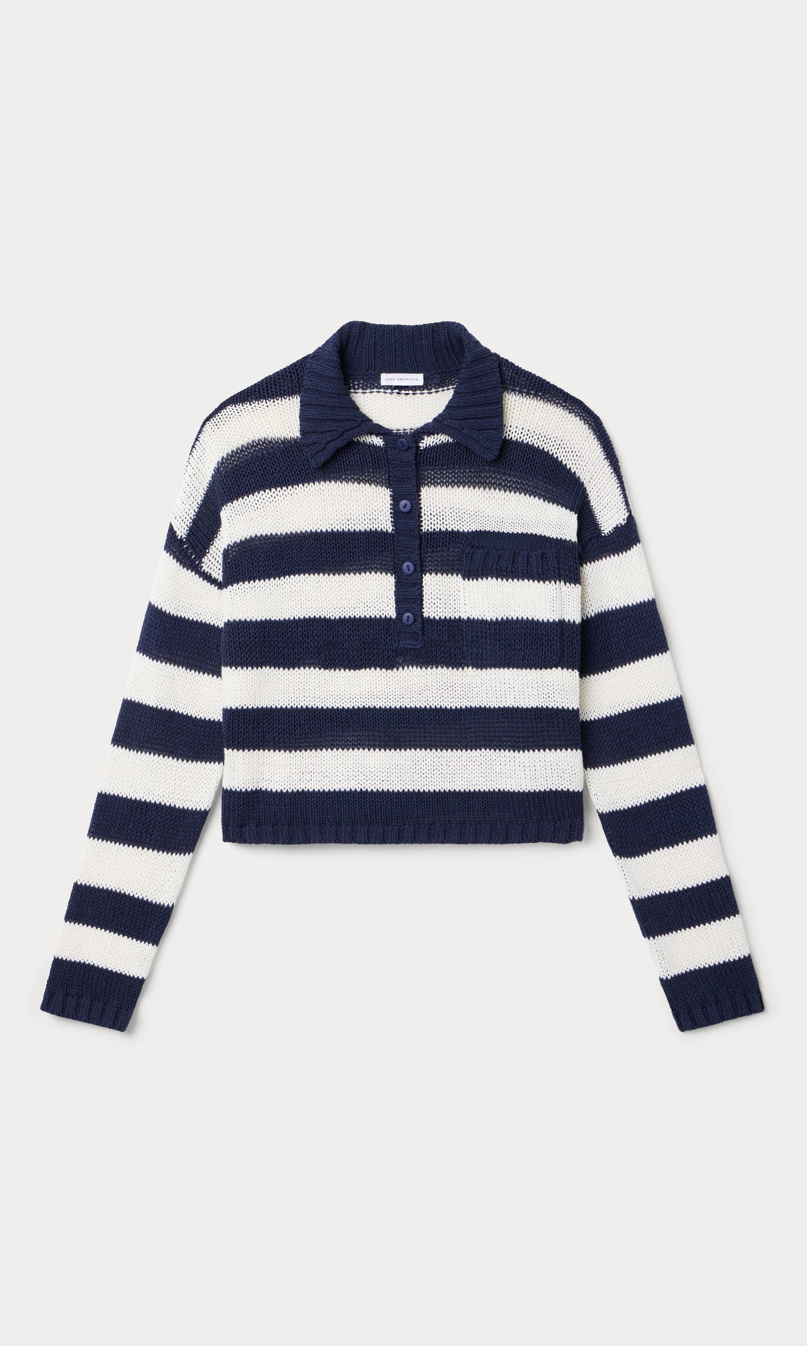 THE HARBOR SWEATER | HORIZON INK STRIPE