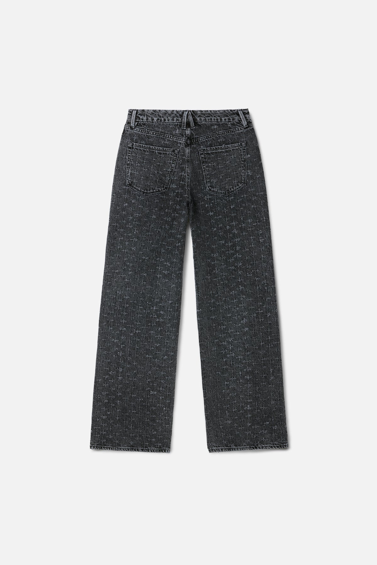DOLLY JOLEANS CRYSTAL RELAXED JEANS  | BLACK415