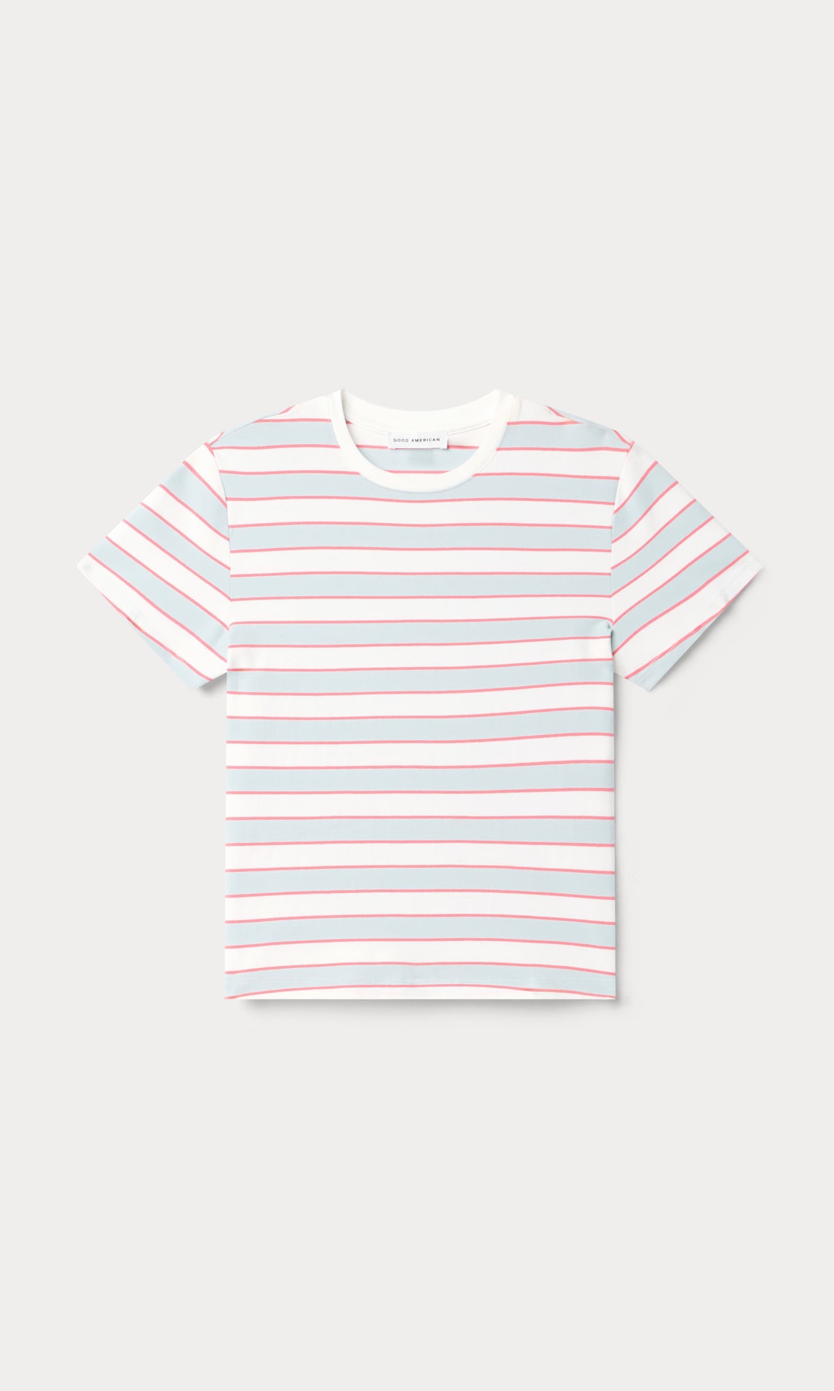 THE BABY TEE | SKY STRIPE-5 | GOOD AMERICAN | FLAT