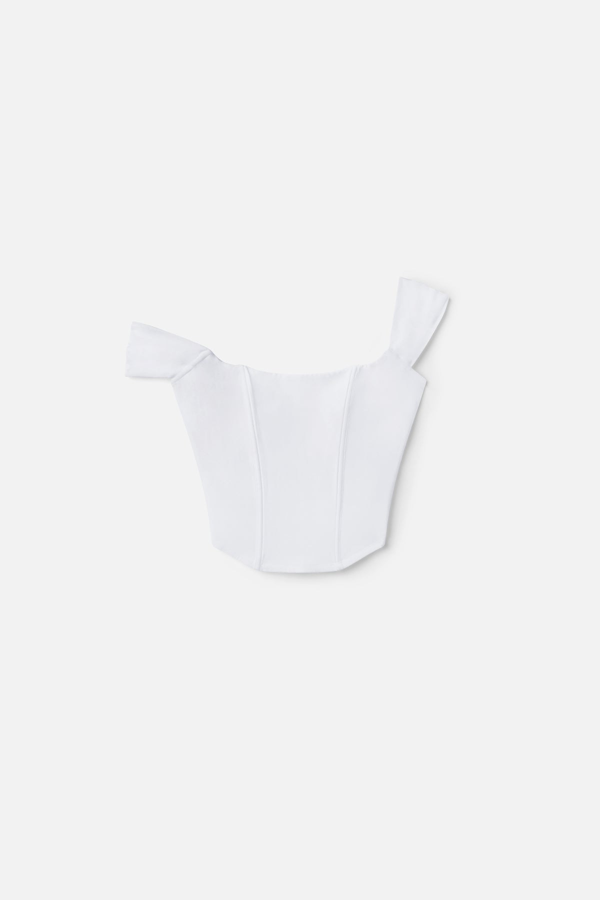 DOLLY SUPER STRETCH CORSET TOP | WHITE001