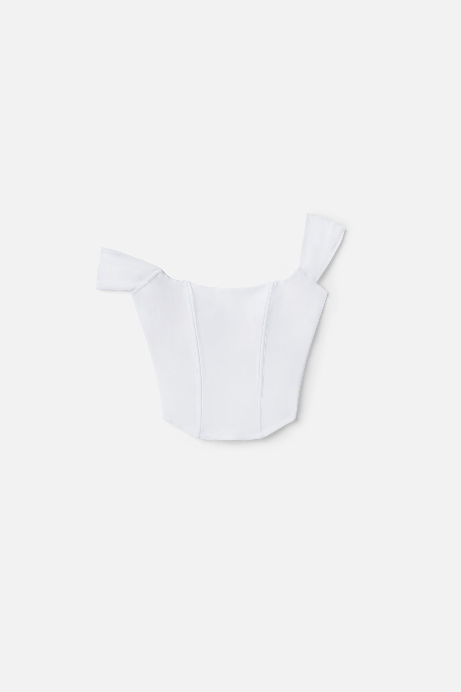 DOLLY SUPER STRETCH CORSET TOP | WHITE001