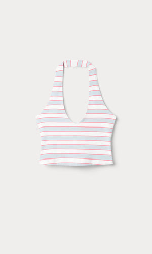 THE HALTER TANK | SKY STRIPE