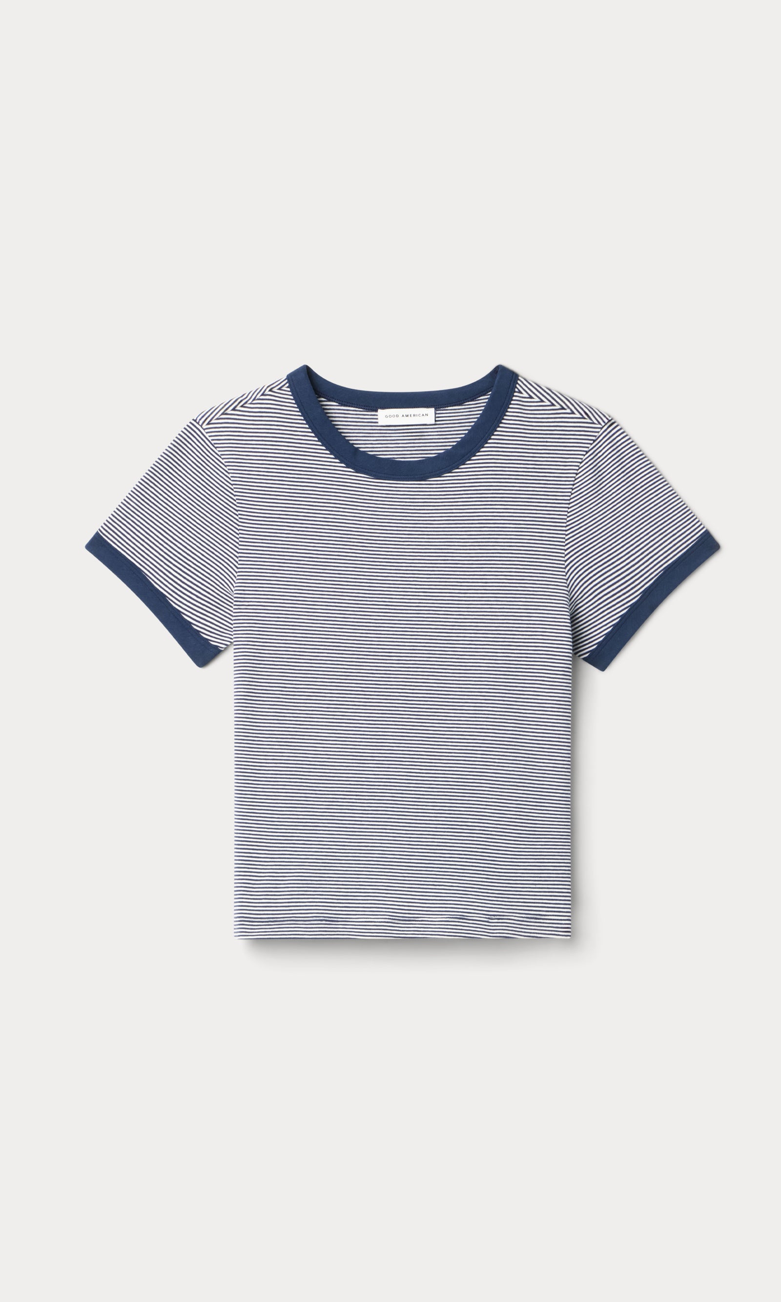 SUPER STRETCH BABY RINGER TEE | HORIZON STRIPE