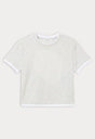 THE LAYERED TEE | VINTAGE GREY-6 | GOOD AMERICAN | FLAT