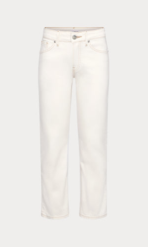 VINTAGE STRAIGHT ANKLE JEANS | ECRU001