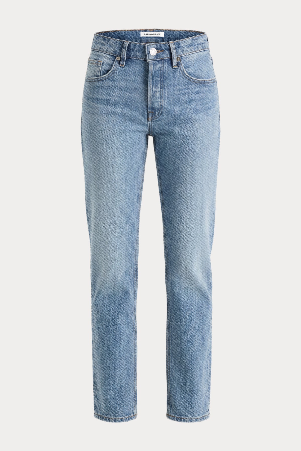 VINTAGE STRAIGHT ANKLE JEANS | CREEK-6 | GOOD AMERICAN | GHOST