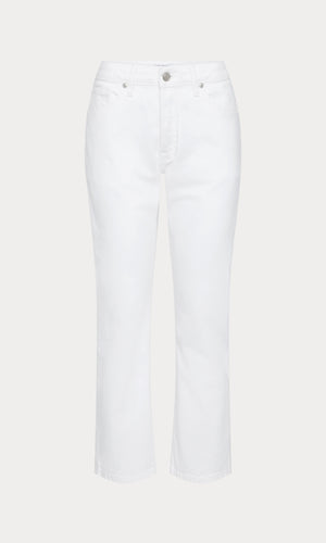 VINTAGE STRAIGHT ANKLE JEANS | WHITE001