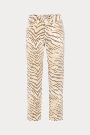VINTAGE STRAIGHT ANKLE JEANS | BROWN TIGER