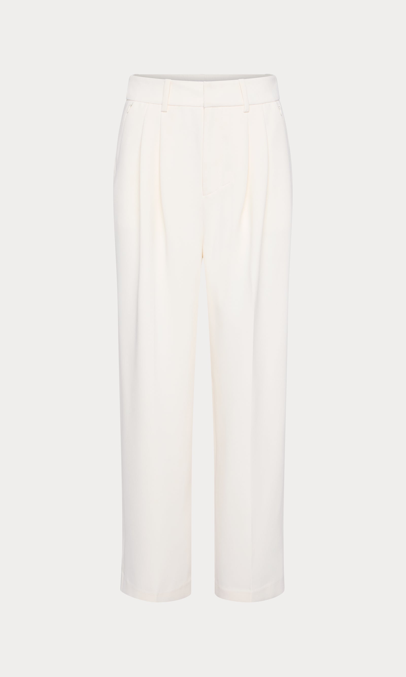 LUXE SUITING HIGH-RISE CROPPED WIDE LEG TROUSER | SOFT SHELL