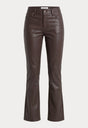 BETTER THAN LEATHER LOW RISE BOOTCUT PANT | ESPRESSO-7 | GOOD AMERICAN | GHOST