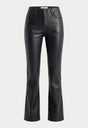 BETTER THAN LEATHER LOW RISE BOOTCUT | BLACK001-7 | GOOD AMERICAN | GHOST