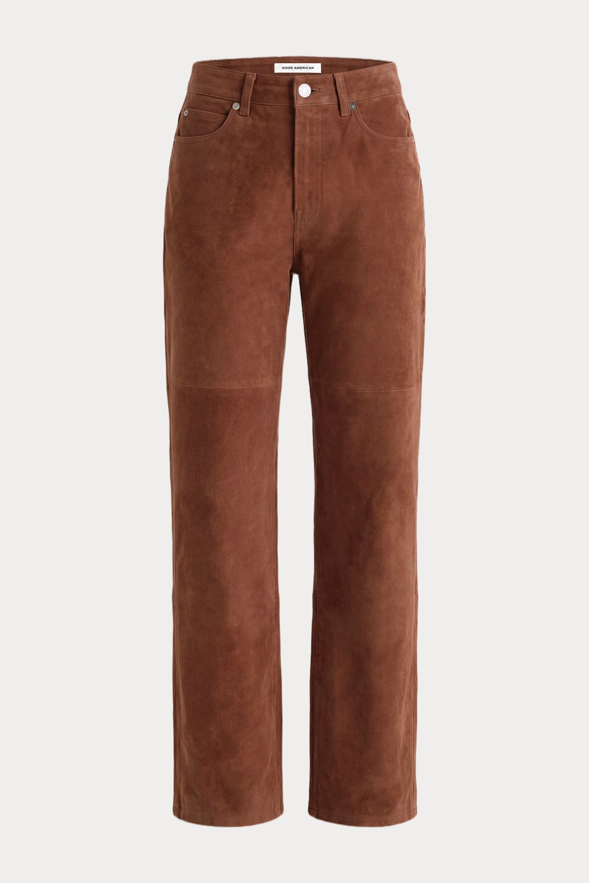 SUEDE GOOD TRUE STRAIGHT PANT | CAFE CLAY-7 | GOOD AMERICAN | GHOST