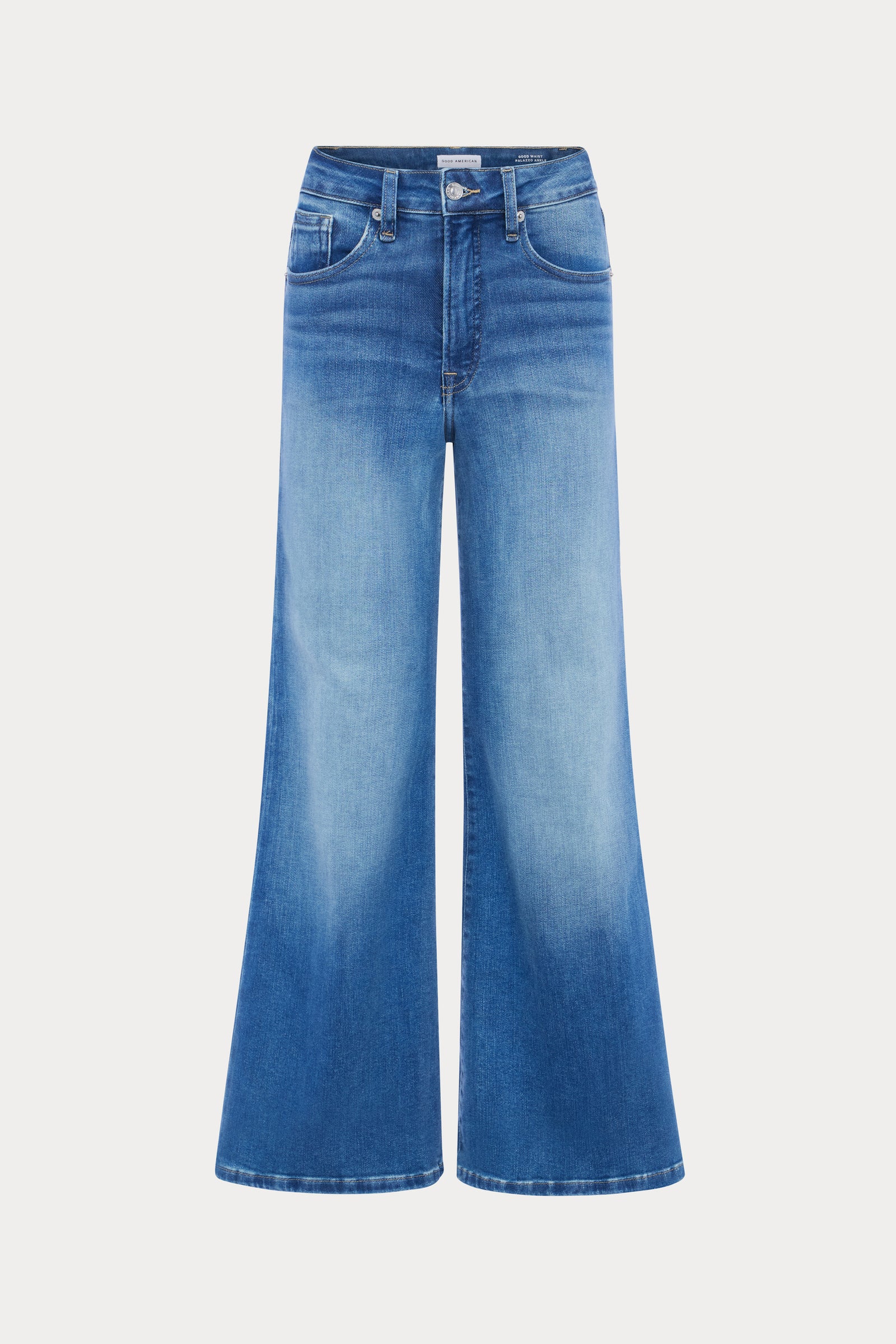 SOFT TECH GOOD WAIST PALAZZO ANKLE JEANS | INDIGO1238