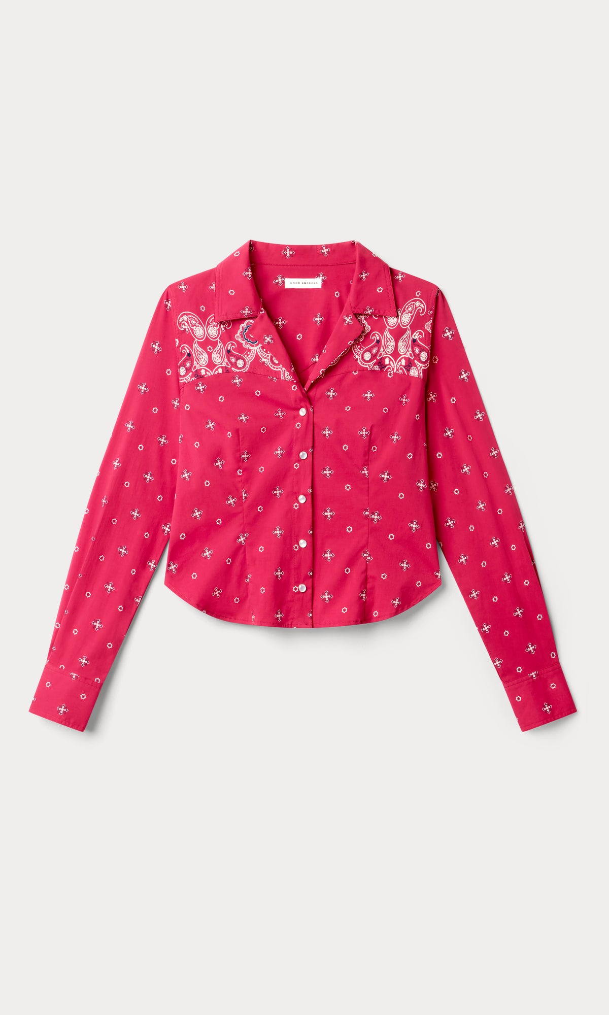 DOLLY TAILORED POPLIN SHIRT | FLARE BANDANA PRINT