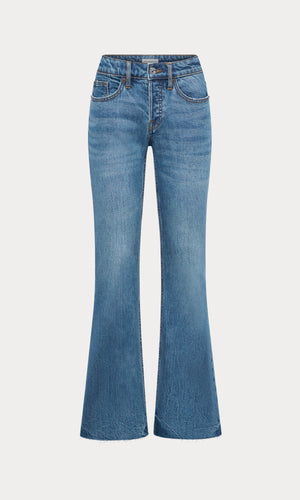 VINTAGE LOW RELAXED FLARE JEANS | INDIGO1287