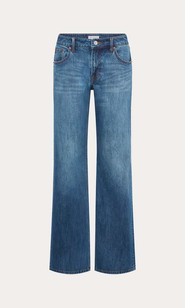 VINTAGE LOW LOOSE JEANS | INDIGO1291