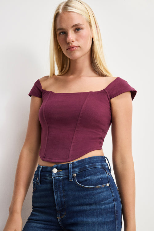 DOLLY SUPER STRETCH CORSET TOP | FIG007