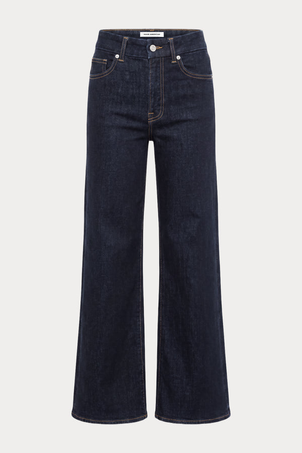 ALWAYS FITS SLIM PALAZZO JEANS | DENETHIC BLUE-9 | GOOD AMERICAN | FLAT