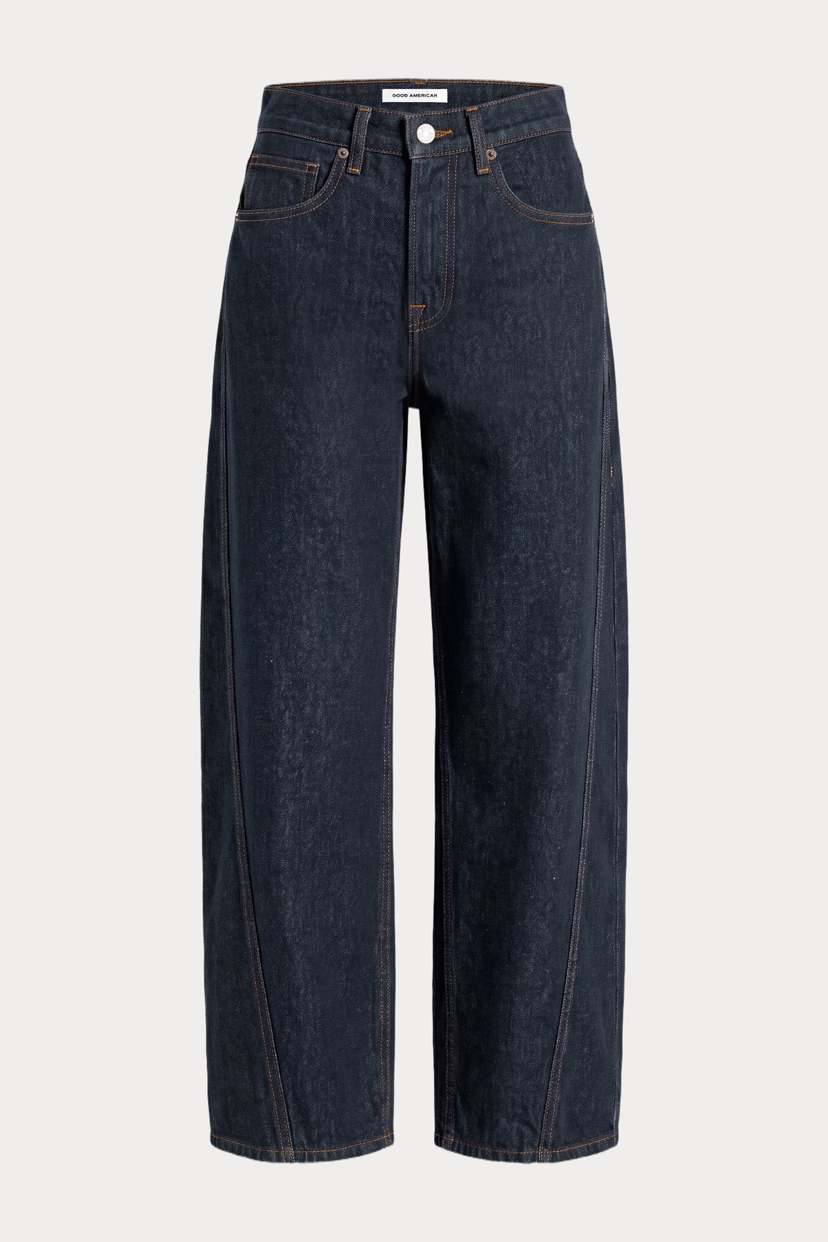 VINTAGE BARREL ANKLE JEANS | RINSE-7 | GOOD AMERICAN | GHOST