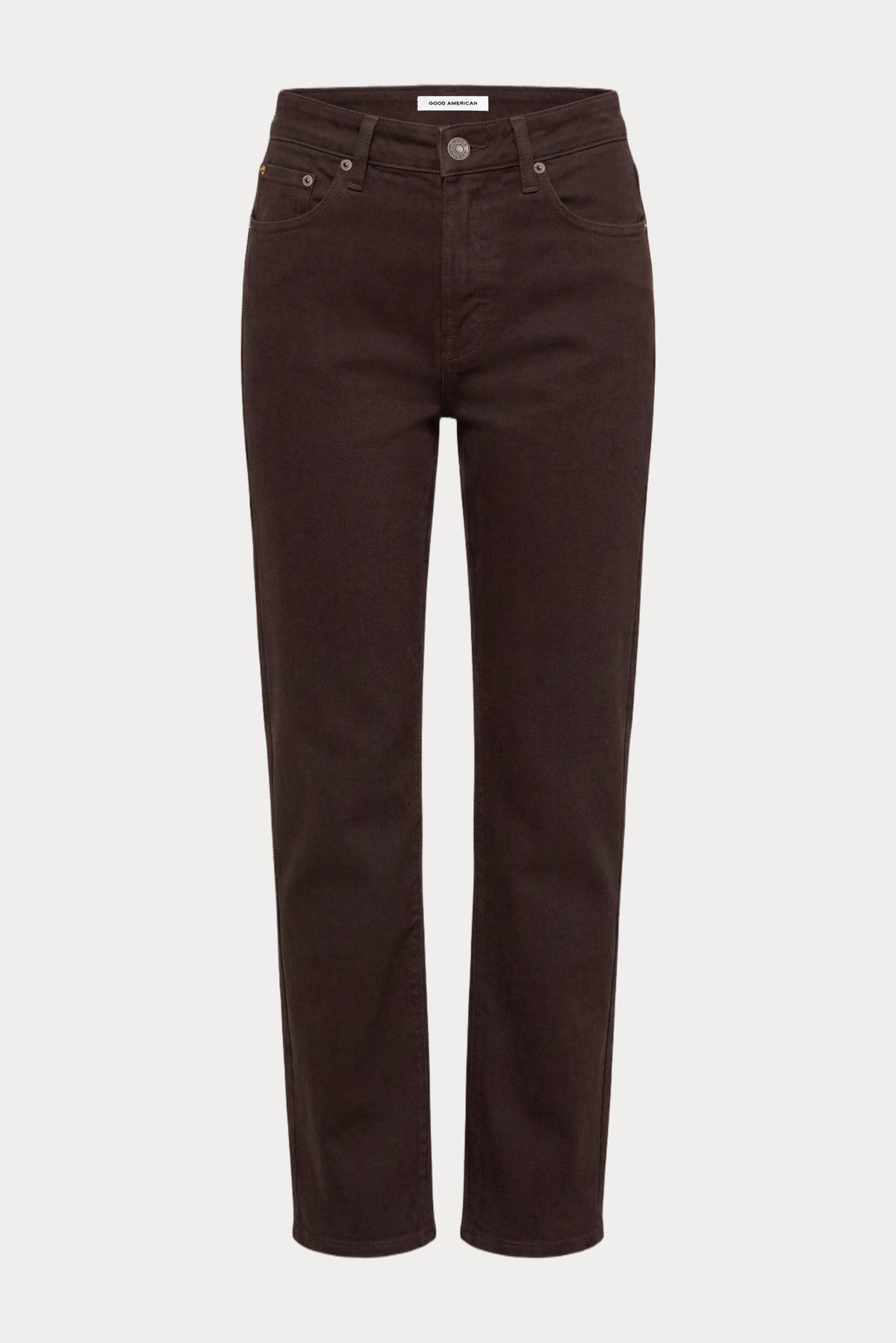 VINTAGE STRAIGHT JEANS | ESPRESSO-9 | GOOD AMERICAN | GHOST