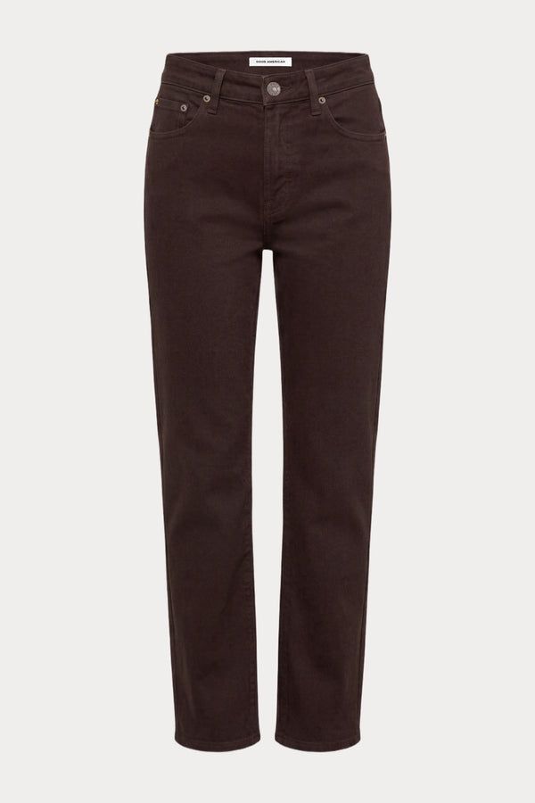 VINTAGE STRAIGHT JEANS | ESPRESSO-9 | GOOD AMERICAN | GHOST