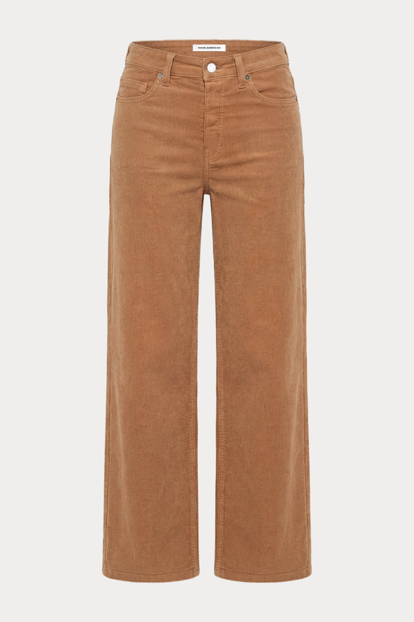 VINTAGE WIDE CORDUROY PANT | CAFE CLAY-7 | GOOD AMERICAN | GHOST