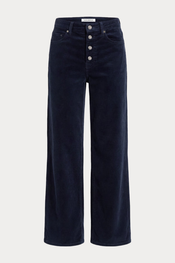 VINTAGE WIDE CORDUROY PANT | NEW NAVY002