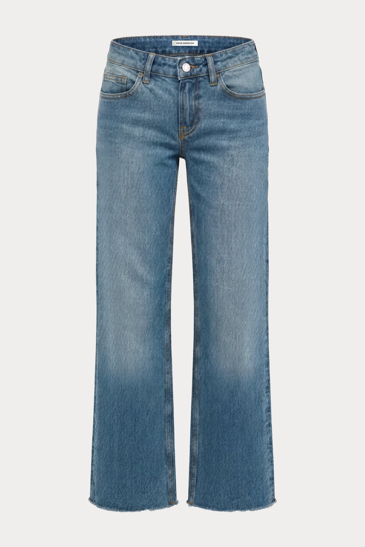 VINTAGE LOW LOOSE JEANS | TROUBLED WATER-9 | GOOD AMERICAN | FLAT