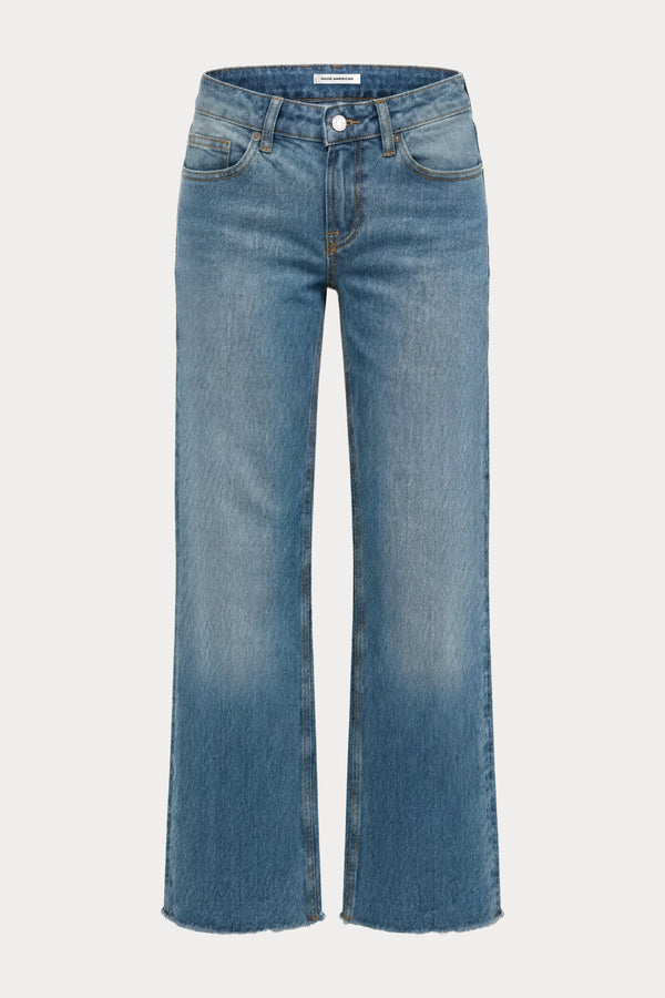 VINTAGE LOW LOOSE JEANS | TROUBLED WATER-9 | GOOD AMERICAN | FLAT