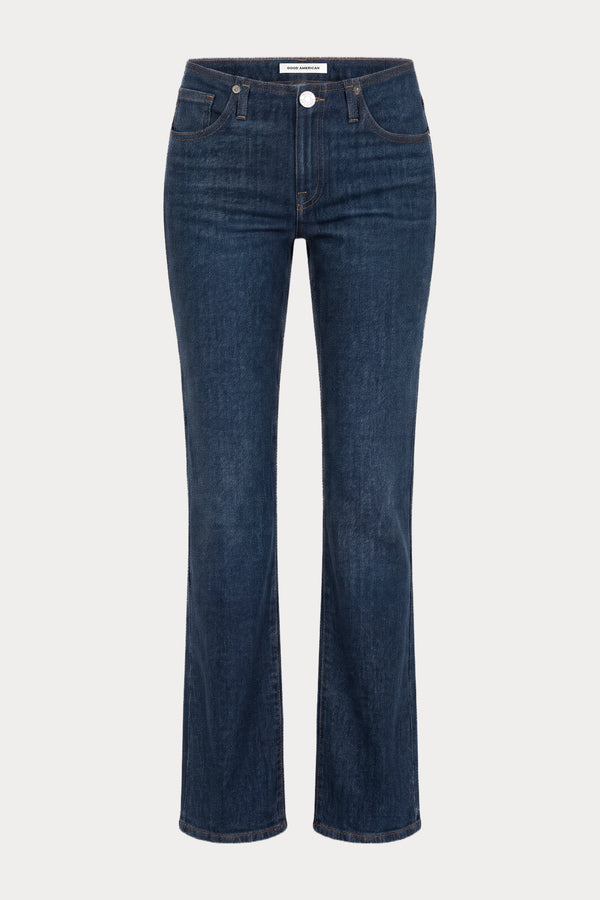GHOST WAIST LOW RISE BOOTCUT JEANS | QUIRK-7 | GOOD AMERICAN | GHOST